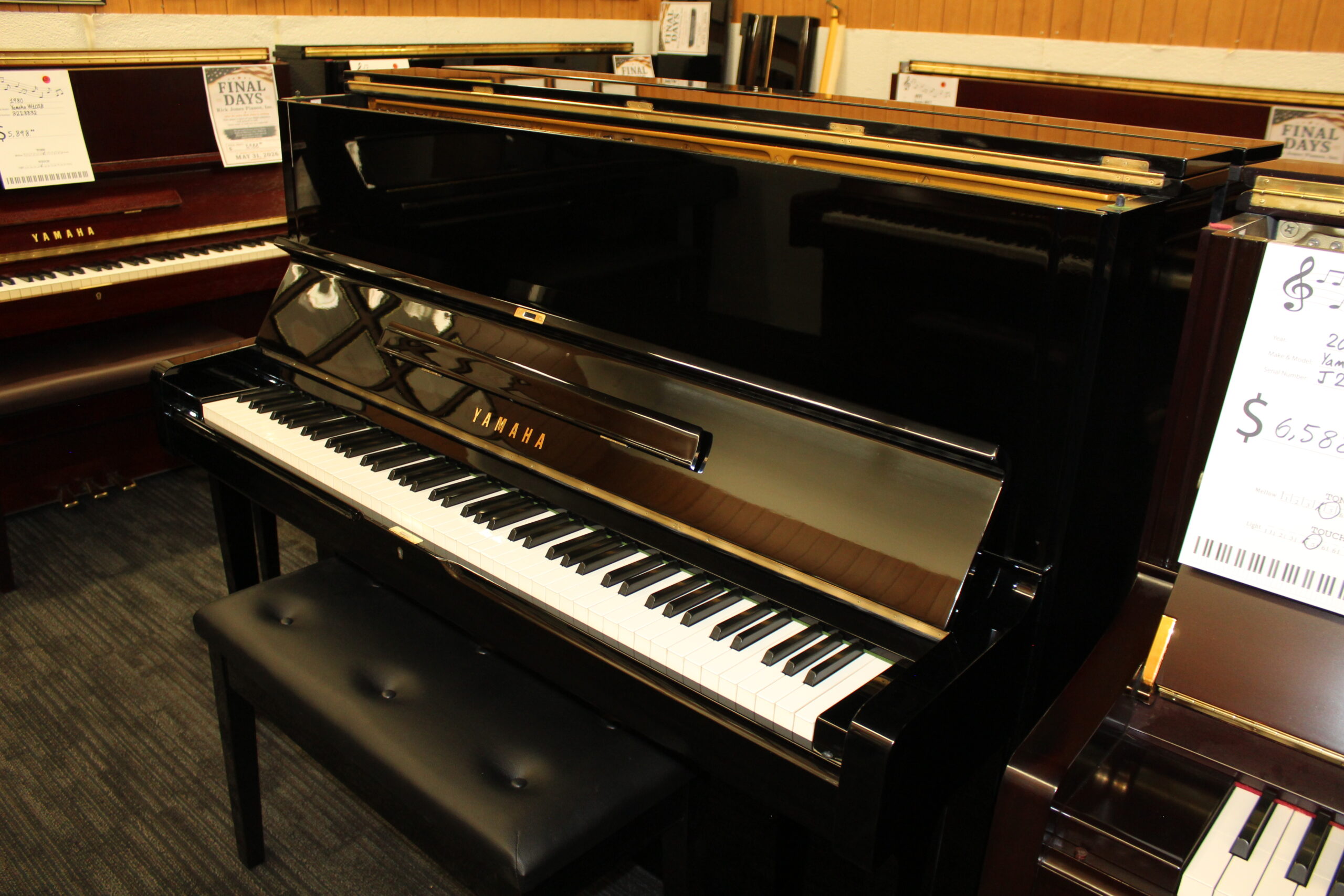 Yamaha U1 ebony 1978